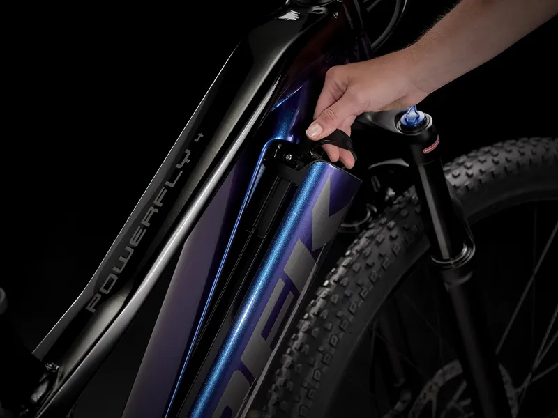 2022 Trek Powerfly FS 4 625w Electric Mountain Bike Purple and Black-6